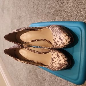 Nine West High Heels Animal Print Size 5.5